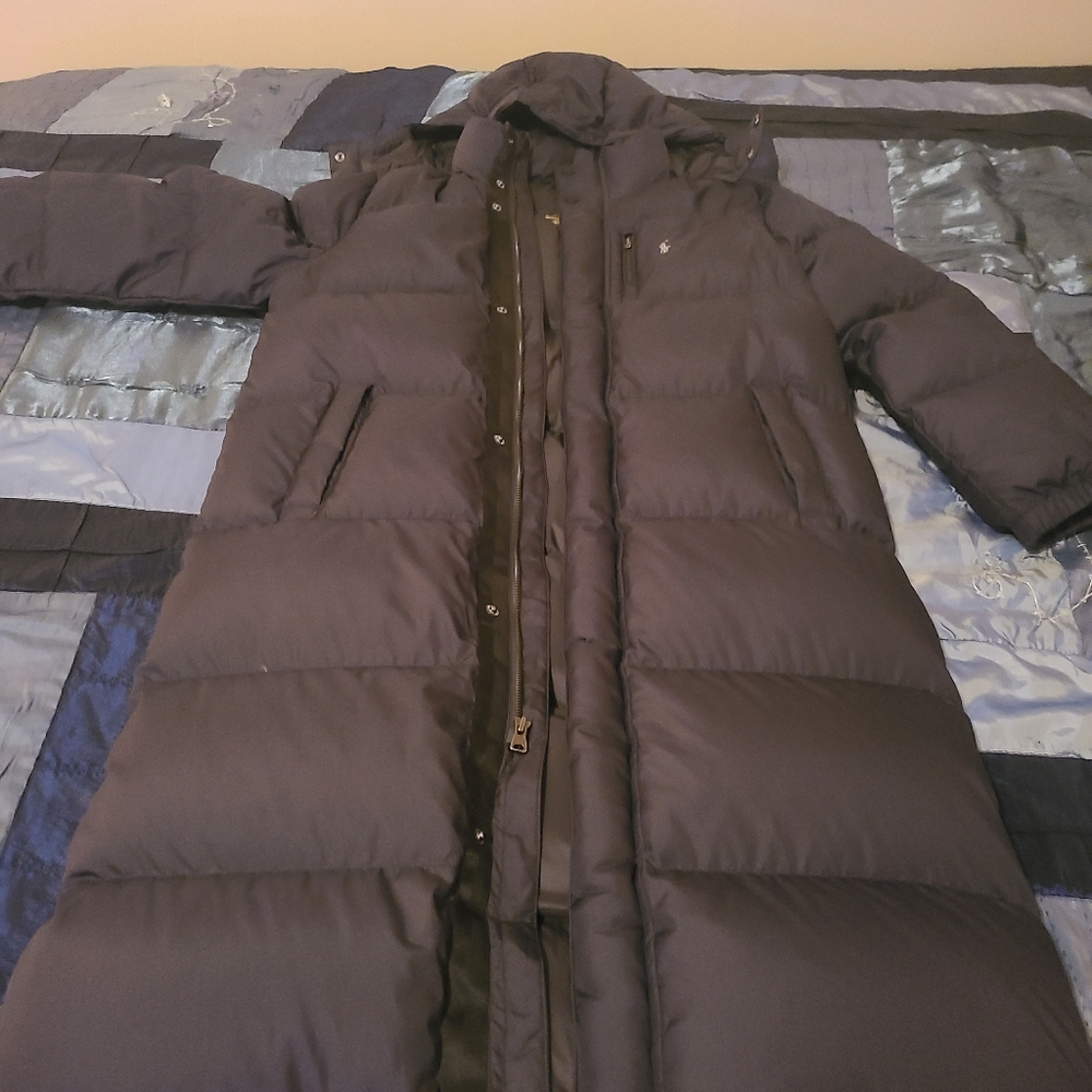 NWOT Black Polo Down Parka